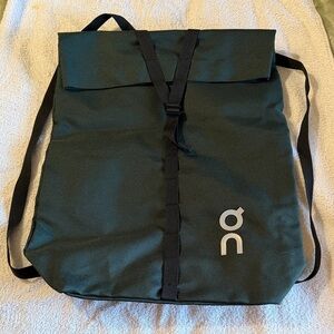 On Running Black Backpack